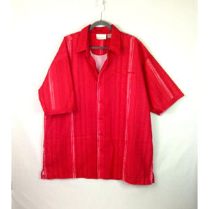 Virgola Uomo Polyester Short Sleeve Shirt Size XXL